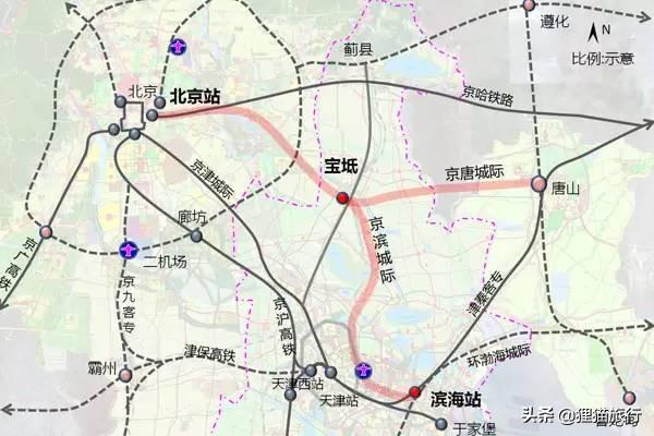 京唐高铁最新线路图
